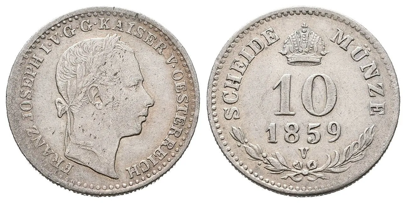 Konvenční měna, 1848 - 1857 — 1