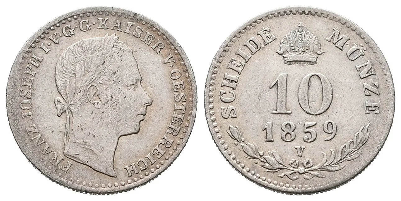 Konvenční měna, 1848 - 1857 — 1