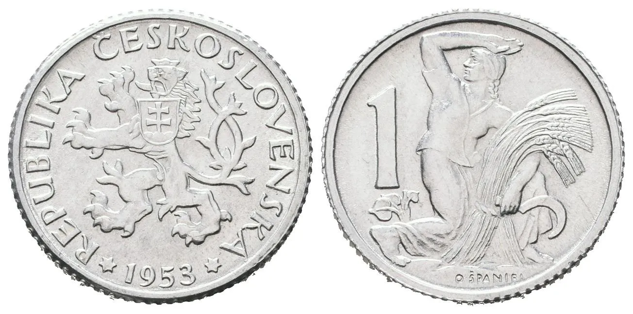 1 Koruna 1953