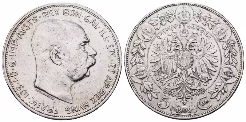 5 Koruna 1909