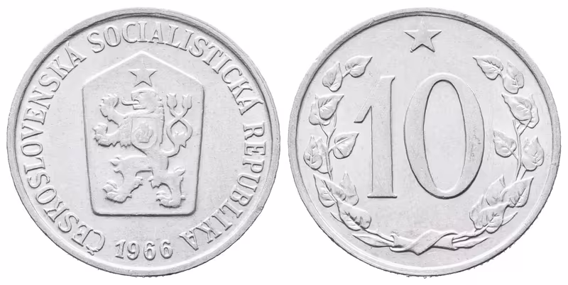 10 Haléř 1966