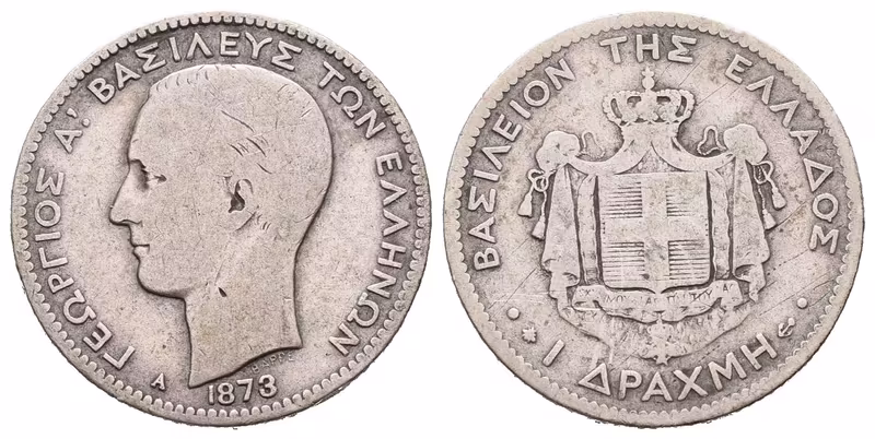 Řecko, Drachma 1873