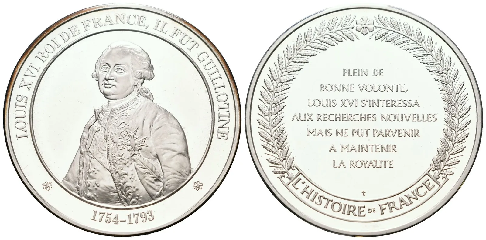 Francie - AR Medaile b.l. - Louis XVI