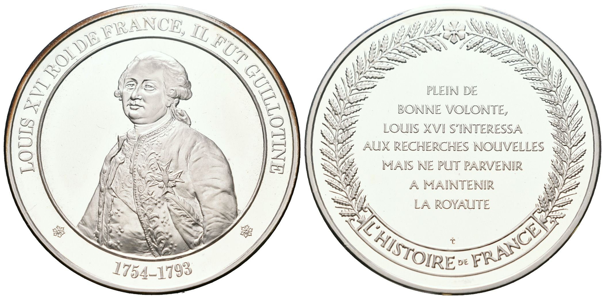 Francie - AR Medaile b.l. - Louis XVI