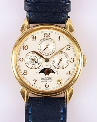 Zlaté hodinky Movado - 1881 Perpetual Calendar