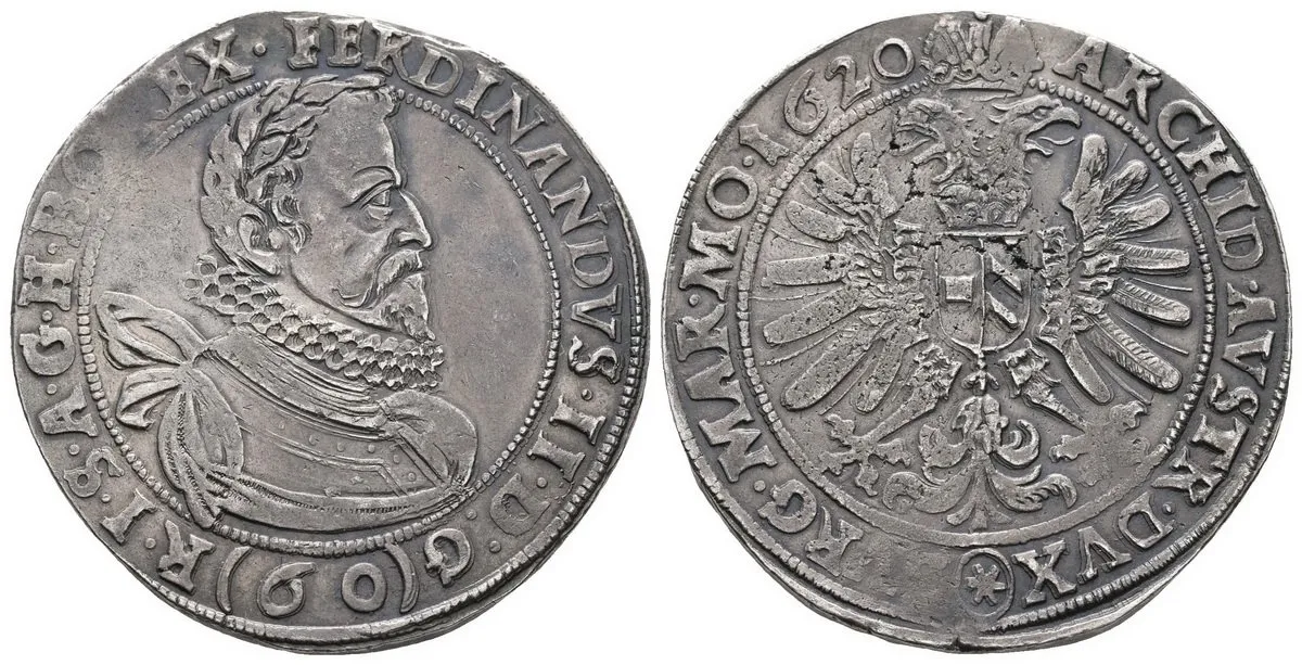 Ferdinand II., 1619 - 1637 (Mince kiprová) — 1