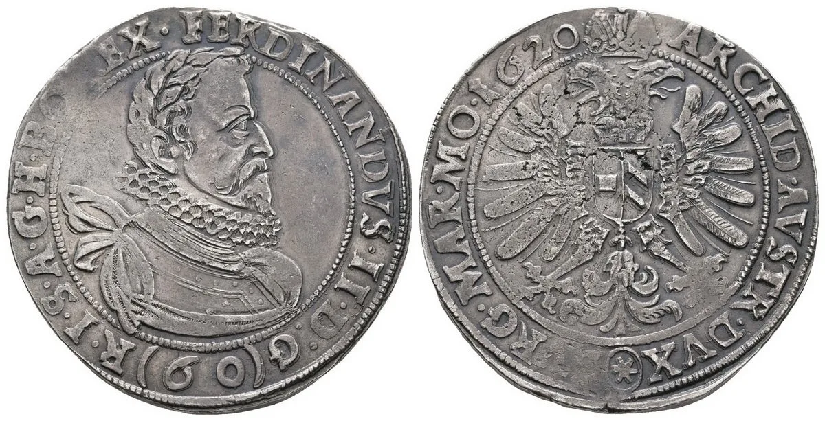 Ferdinand II., 1619 - 1637 (Mince kiprová) — 1