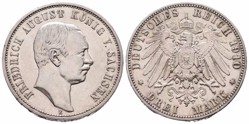 Sasko, 3 Marka 1910 E