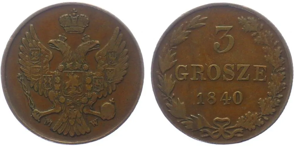 Polsko, Mikuláš I., 1825 - 1855 — 1