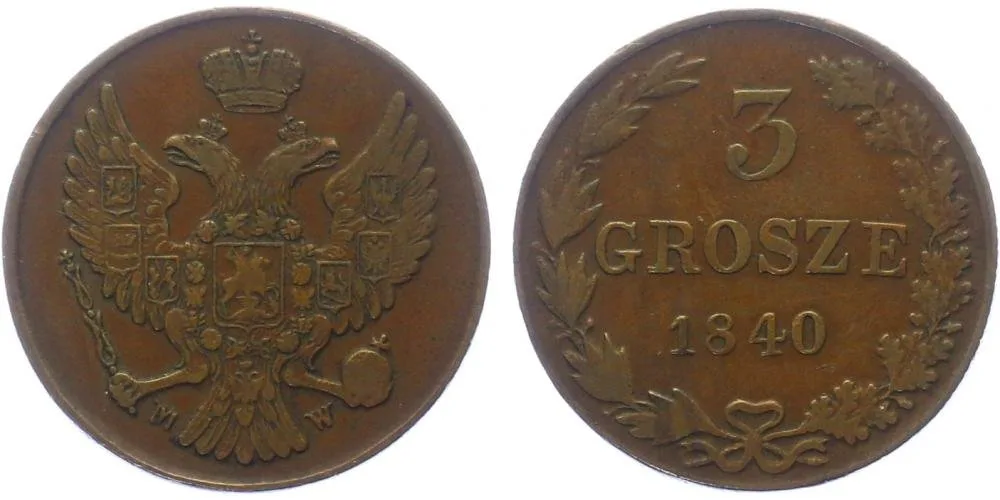 Polsko, Mikuláš I., 1825 - 1855 — 1