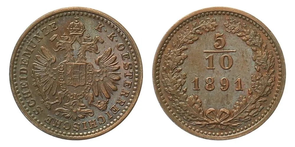 Rakouská a spolková měna, 1857 - 1892 — 1