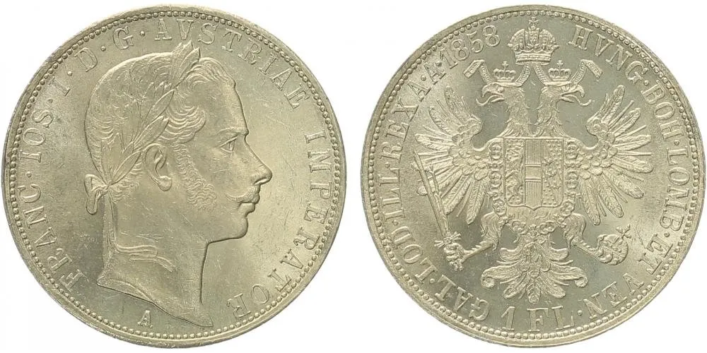 Rakouská a spolková měna, 1857 - 1892 — 1