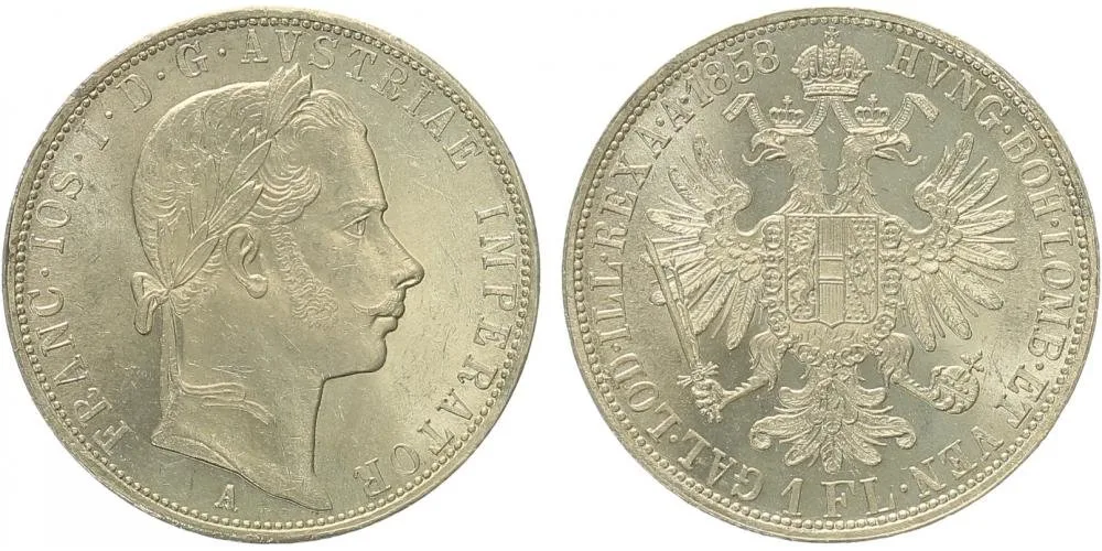 Rakouská a spolková měna, 1857 - 1892 — 1
