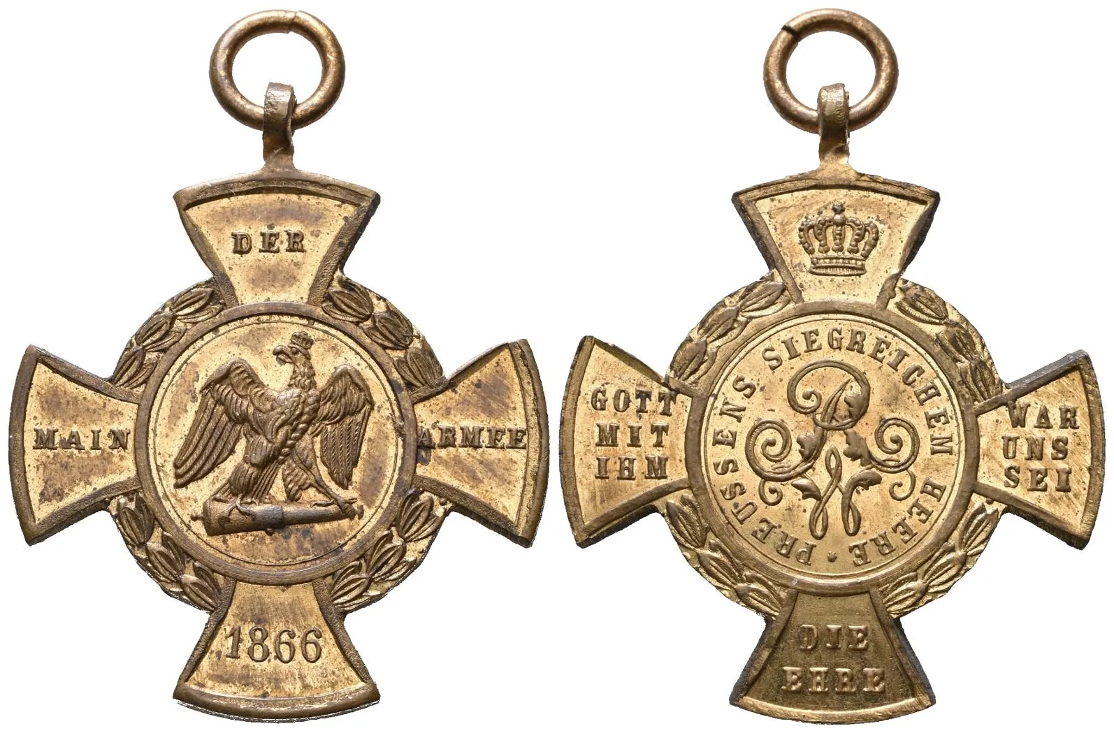 Prusko, Pamětní kříž 1866