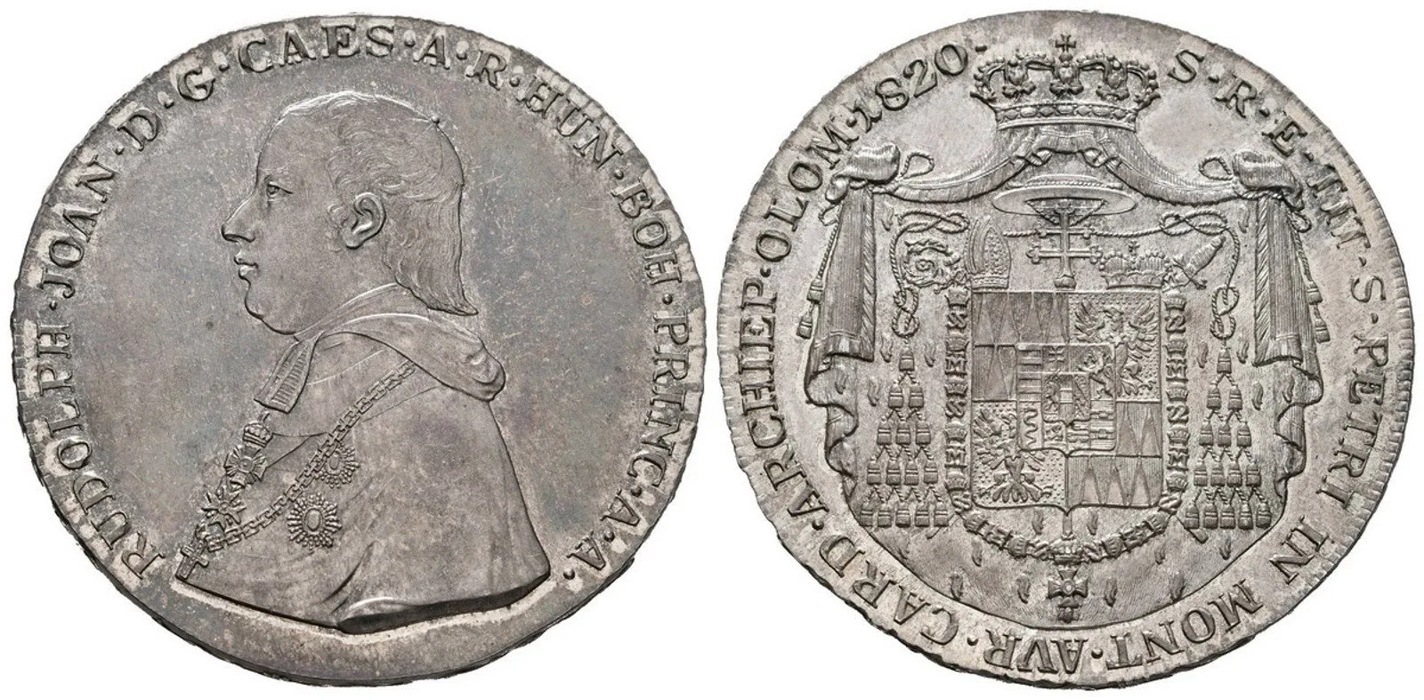 Olomouc - arcibiskupství, Rudolf Jan, 1819 - 1831 — 1
