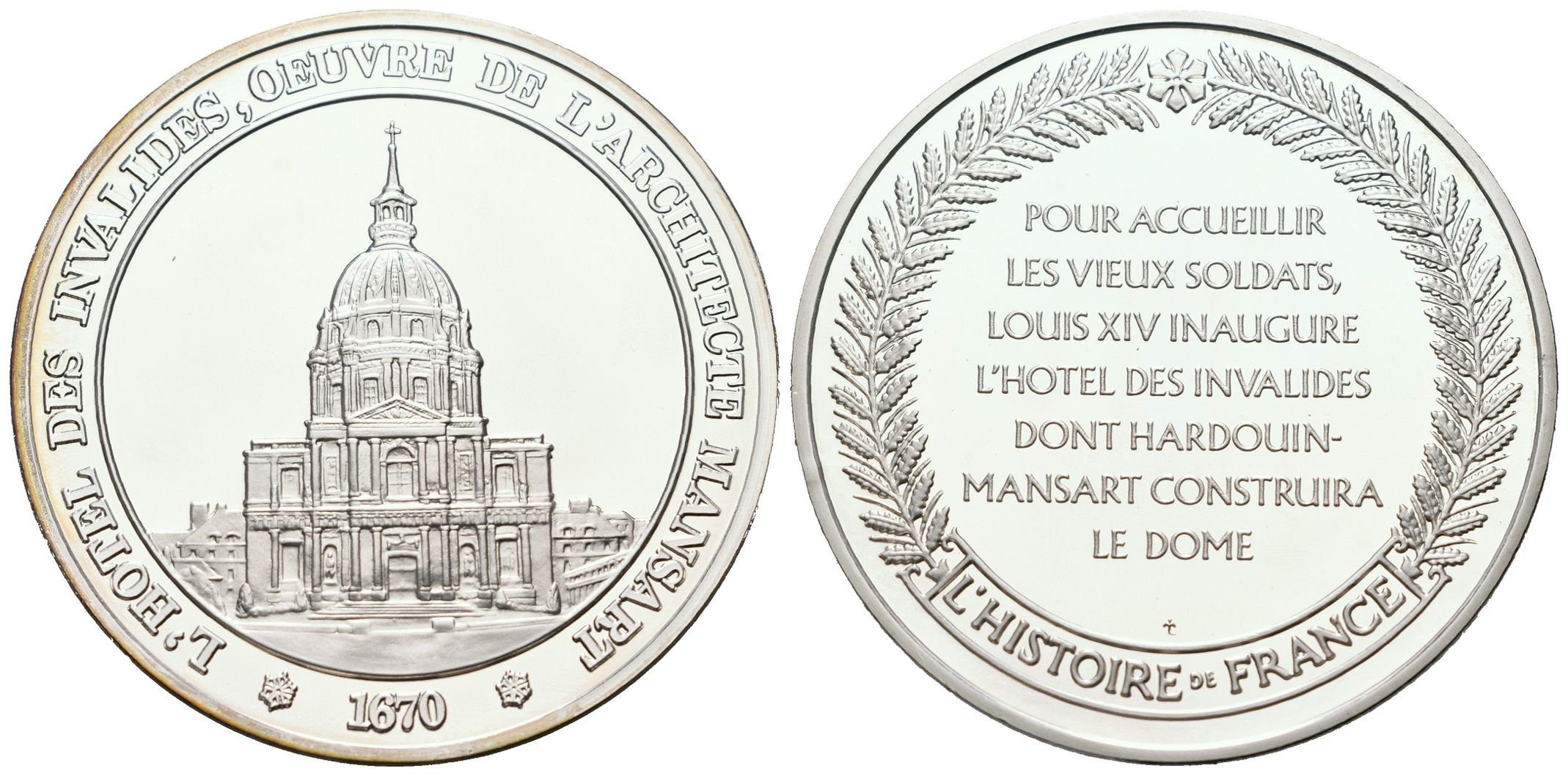 Francie - AR Medaile b.l. - Hôtel des Invalides