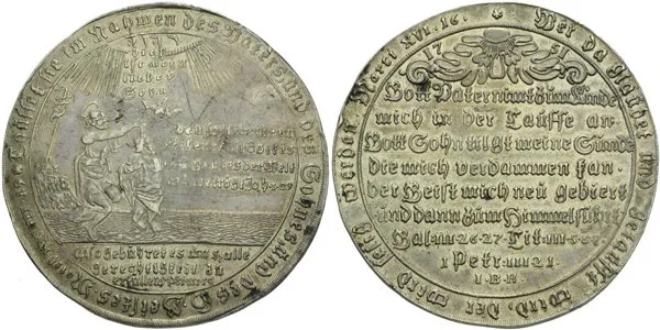 Harz, AR Křestní medaile 1751