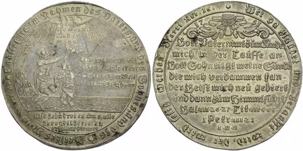 Harz, AR Křestní medaile 1751