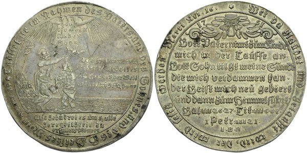 Harz, AR Křestní medaile 1751