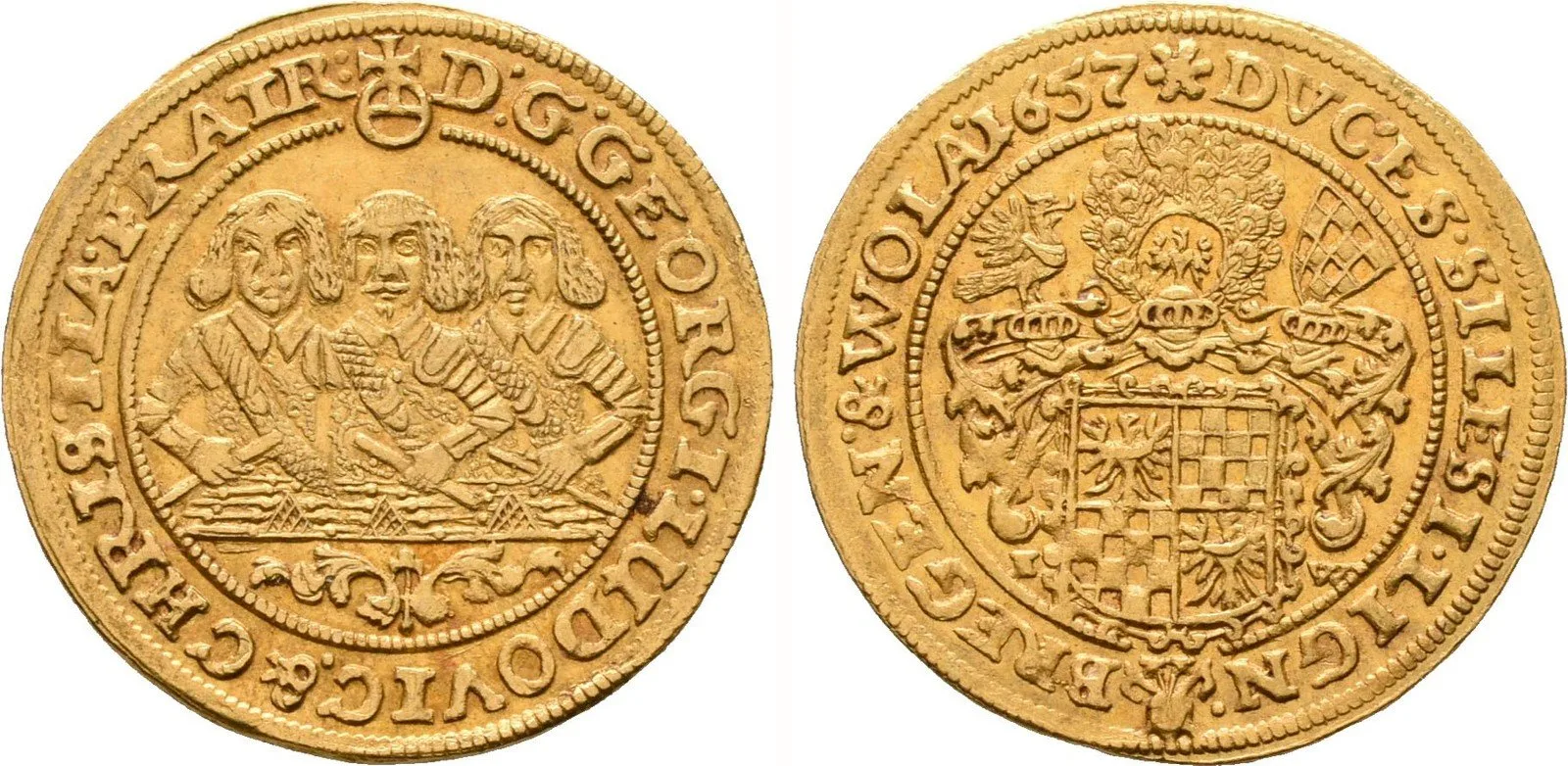 Lehnice - Břeh, Georg, Ludwig a Christian, 1639 - 1663 — 1