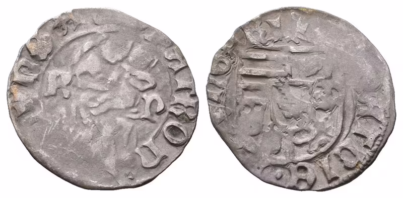 Uhersko, Denár b.l. (1471 - 1481) K-P