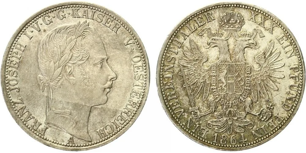 Rakouská a spolková měna, 1857 - 1892 — 1