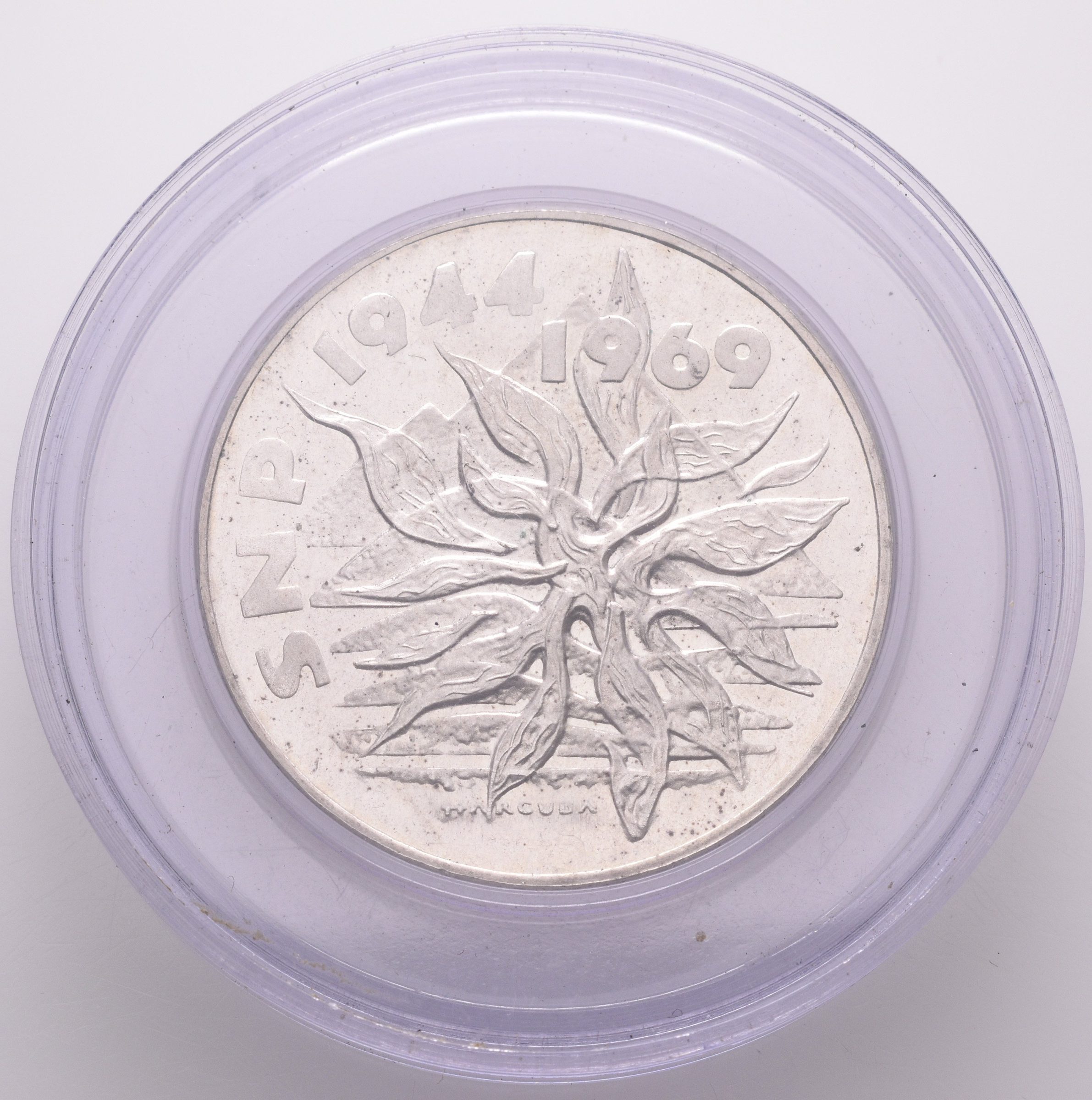 25 Kčs 1969 - 25. výročí SNP, PROOF, původní etue