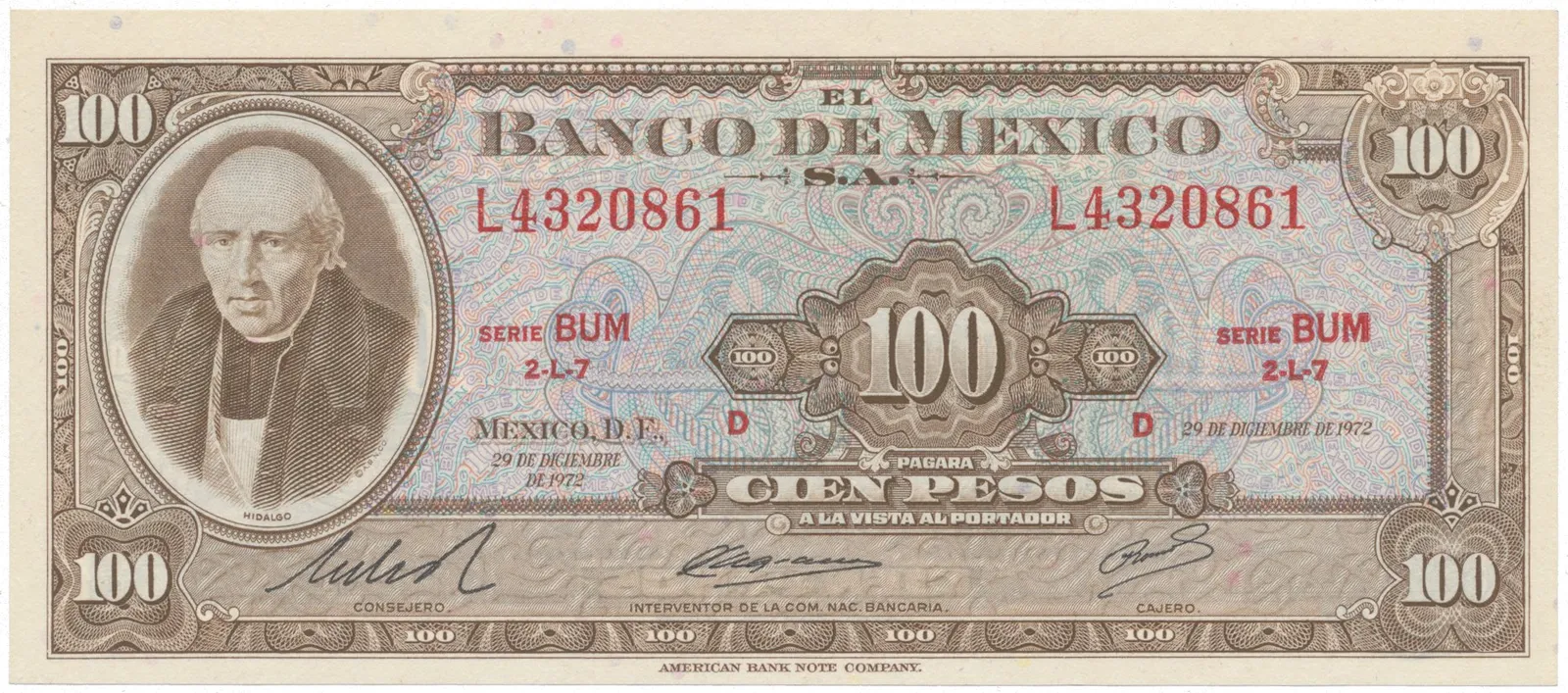 Mexiko, 100 Pesos 1973, P.61i