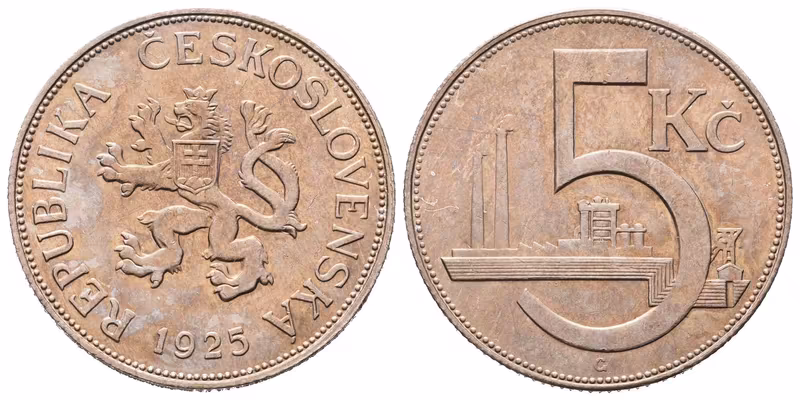 5 Koruna 1925