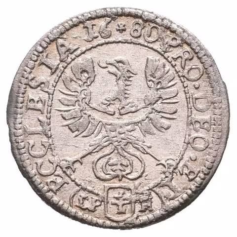 Krejcar 1680 LPH, Sa.180, Kop.6905, krásná zachovalost, patina, zbytky lesku
