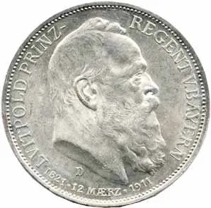 Bavorsko, Luitpold, 1886 - 1912 — 1
