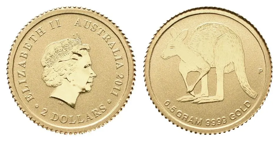 Austrálie, 2 Dollars 2011 - Kangaroo