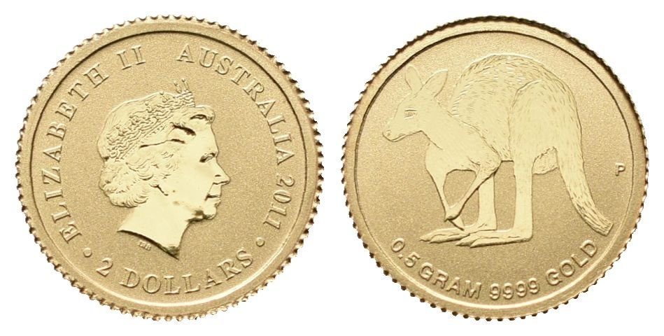 Austrálie, 2 Dollars 2011 - Kangaroo