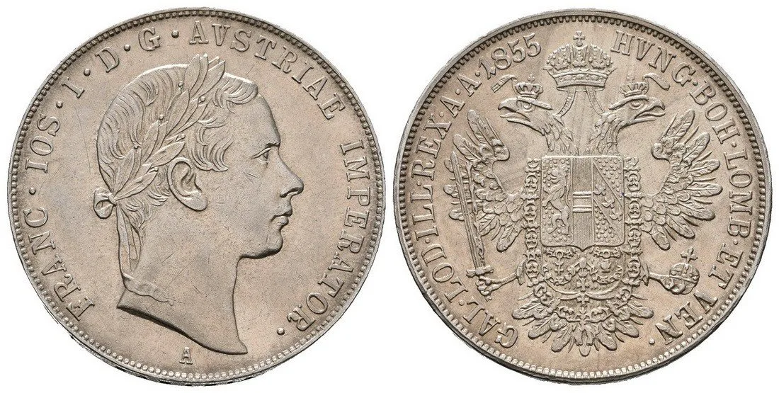 Konvenční měna, 1848 - 1857 — 1