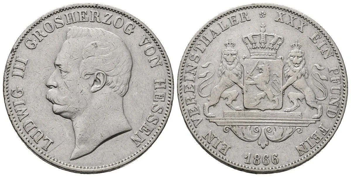 Hessen - Darmstadt, Ludwig III., 1848 - 1877 — 1