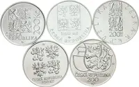 Soubor mincí 200 Kč 2001 - František Škroup, Český fotbalový svaz, — 2