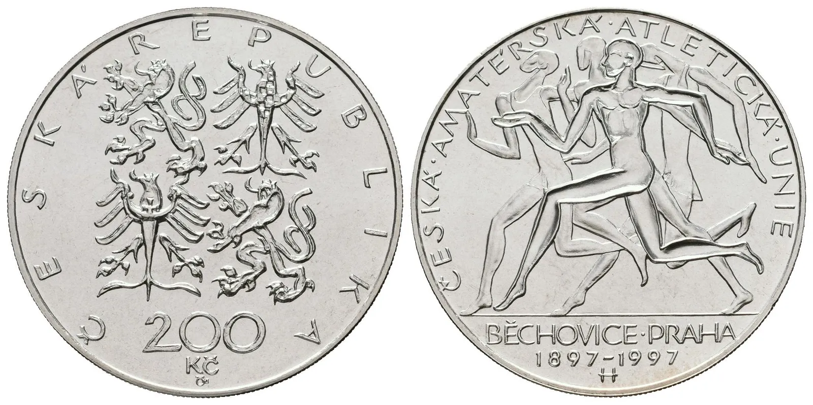 200 Kč 1997 - Běchovice, kapsle, certifikát — 1