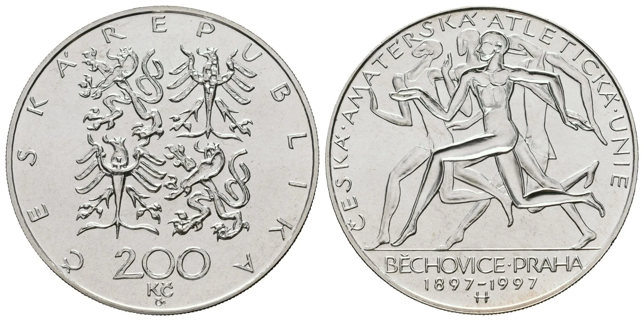 200 Kč 1997 - Běchovice, kapsle, certifikát — 1