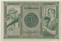 Německo, 50 Mark 1920, Ro.66 - fotografie 2
