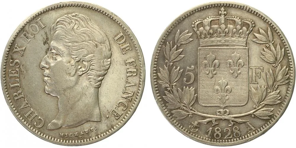 Francie, Charles X., 1824 - 1830 — 1