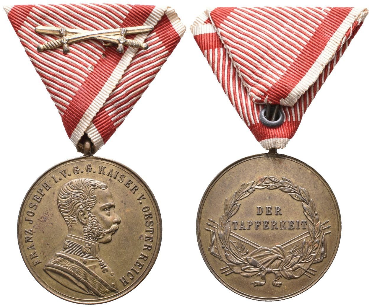 Medaile za statečnost, I. třída, bronz