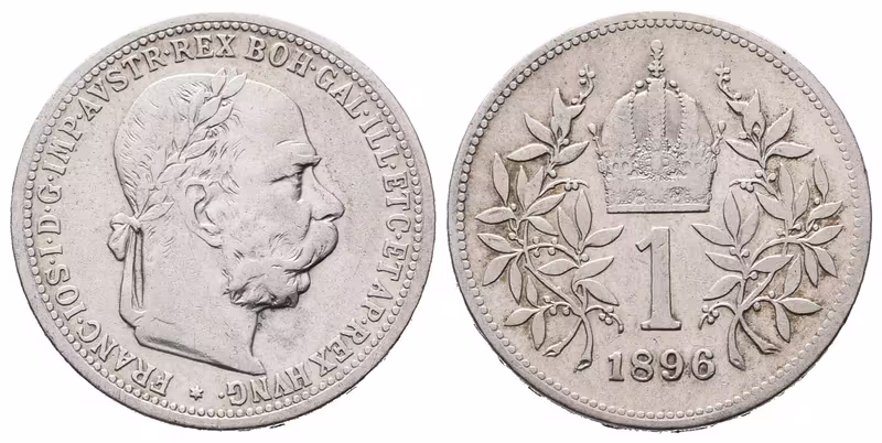 1 Koruna 1896