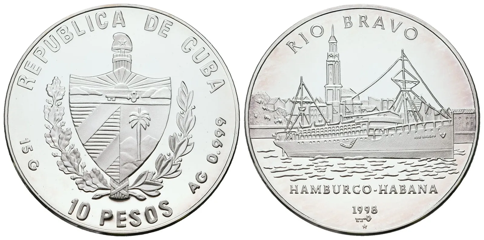 Kuba, 10 Pesos 1998 – Rio Grande
