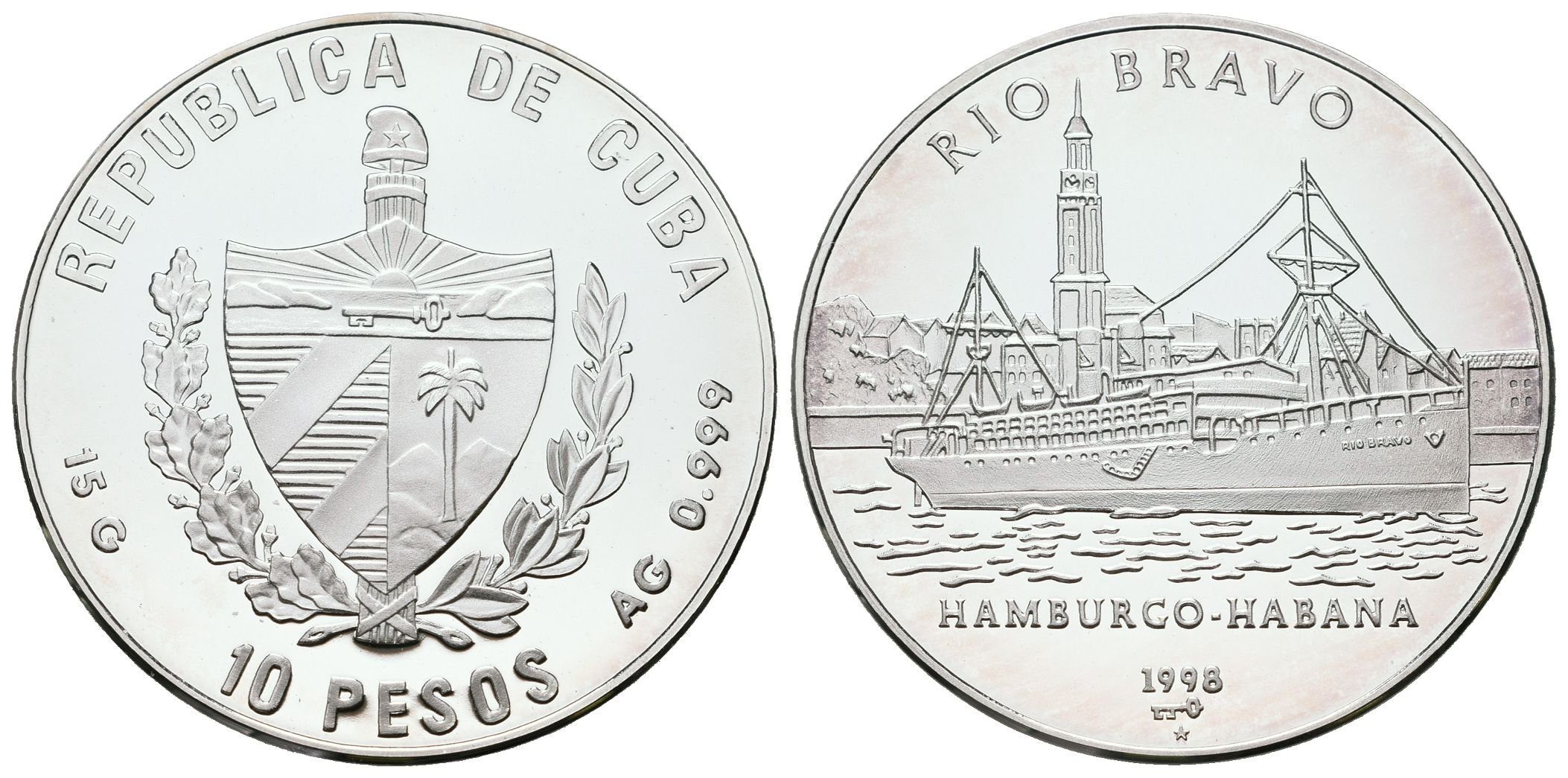 Kuba, 10 Pesos 1998 – Rio Grande