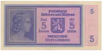 5 Koruna b.d. (1940), série A, Hej.31a - fotografie 2