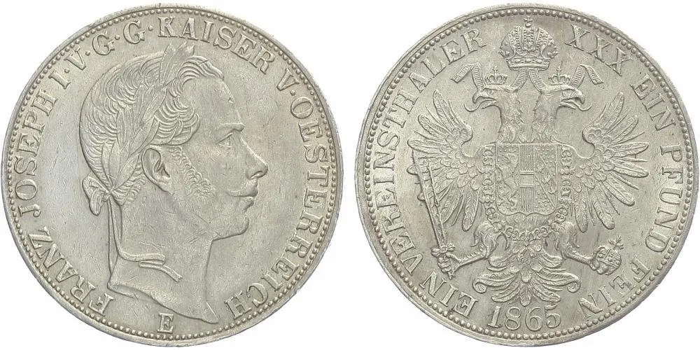 Rakouská a spolková měna, 1857 - 1892 — 1