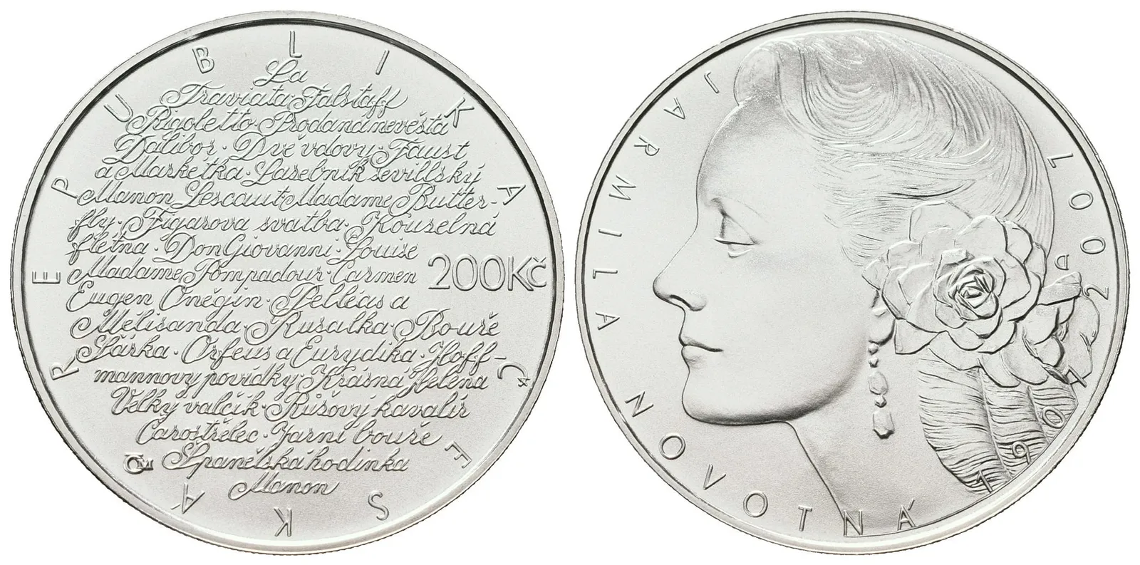 200 Kč 2007 - Jarmila Novotná