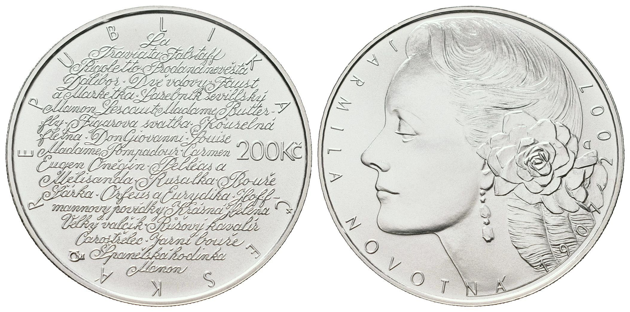 200 Kč 2007 - Jarmila Novotná