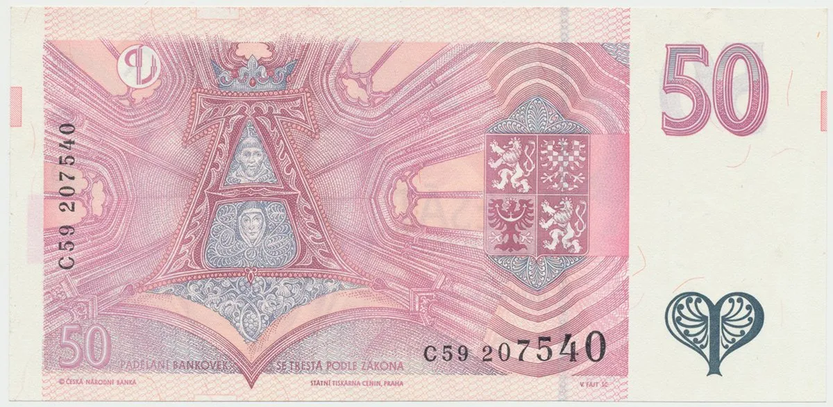 Česká republika, 50 Koruna 1997, série C, Hej.CZ21aC