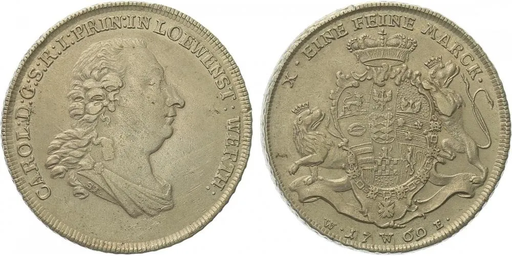 Löwenstein - Wertheim - Rochefort, Karl Thomas, 1735 - 1789 — 1